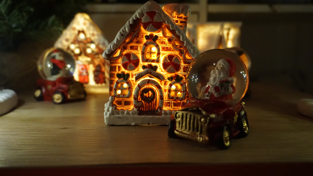 1. Mini Peperkoekhuis Schudbol Peck