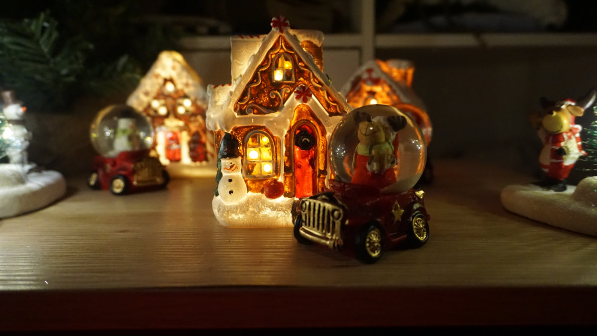 1. Mini Peperkoekhuis Schudbol Peck