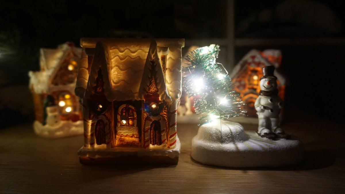 1. Mini Kerstdorp Peck