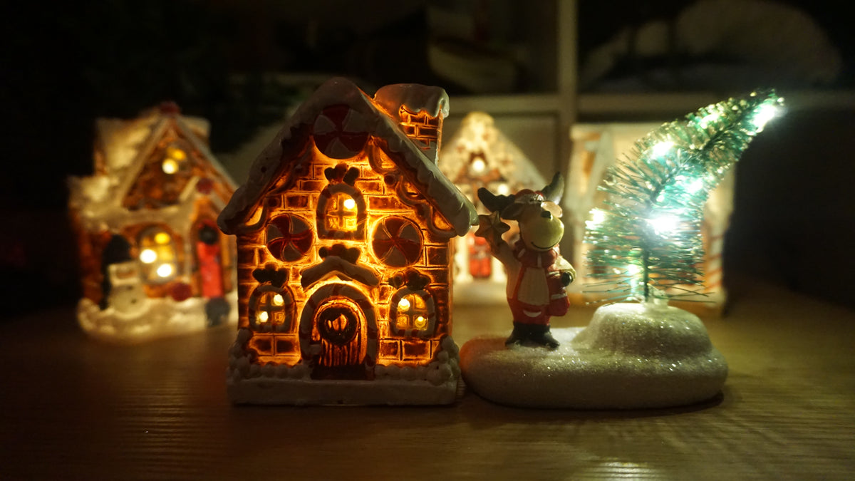 1. Mini Kerstdorp Peck