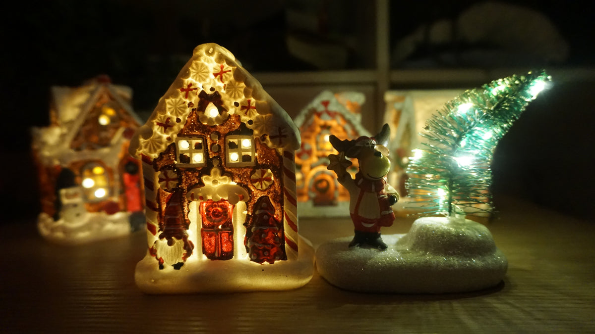 1. Mini Kerstdorp Peck