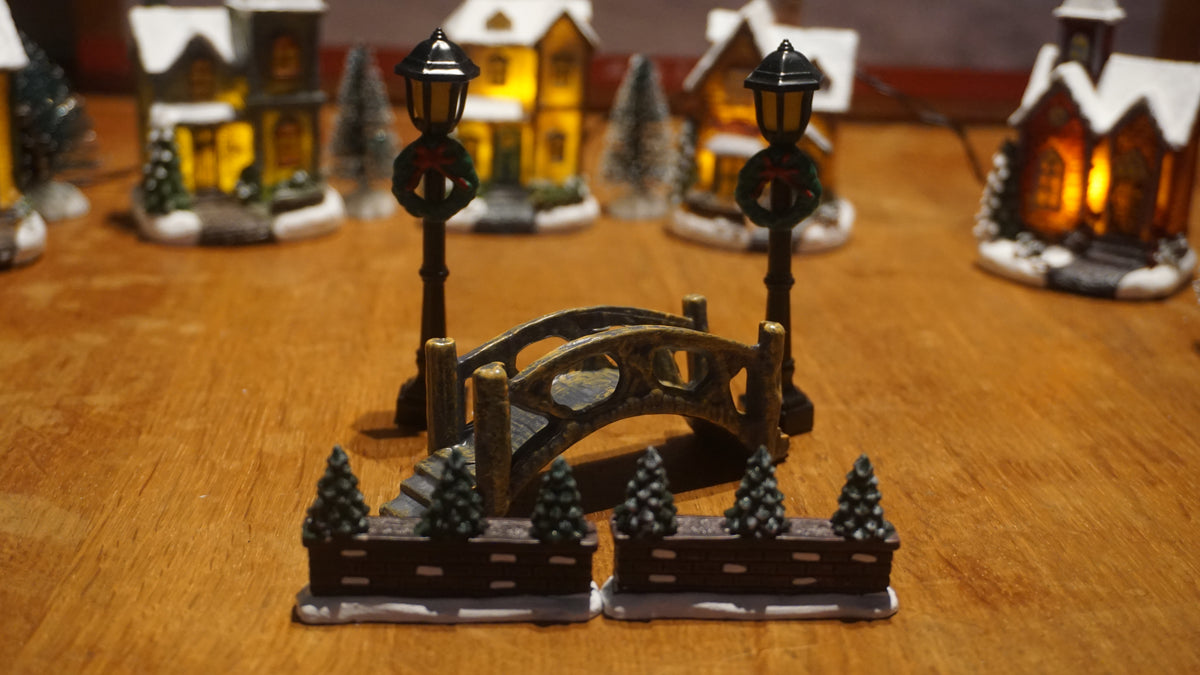 25 delig Kerstdorp met LED verlichting