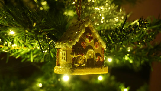 Peperkoekhuisje kerstornament