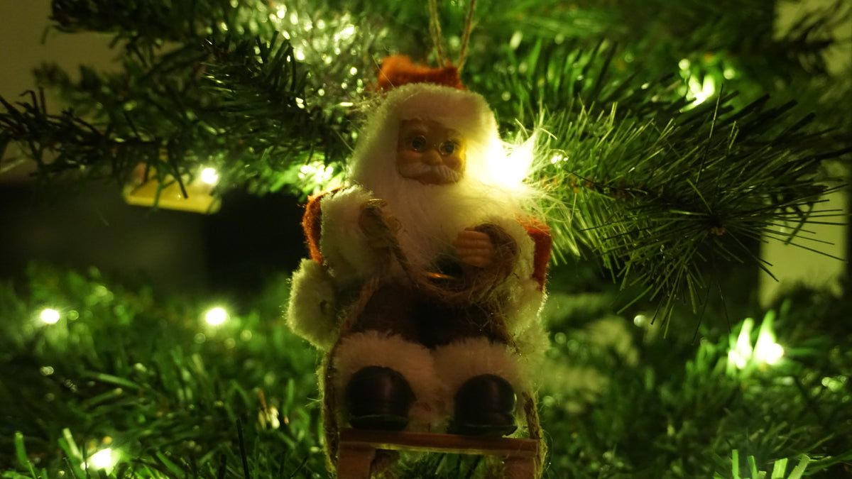 Kerstman Ornamenten 3 stuks