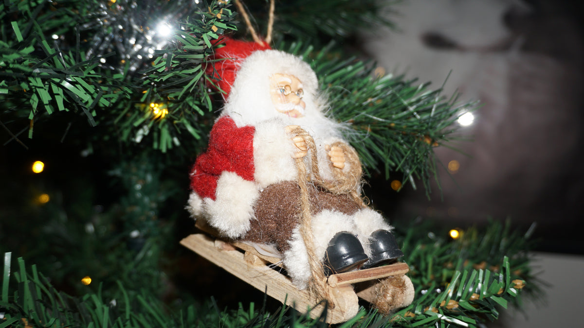 Kerstman Ornamenten 3 stuks